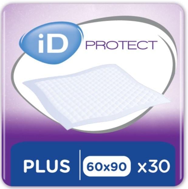Пеленки гигиенические ID Protect Consumer Plus 60x90 см 30 шт. (2475977924) - фото 1