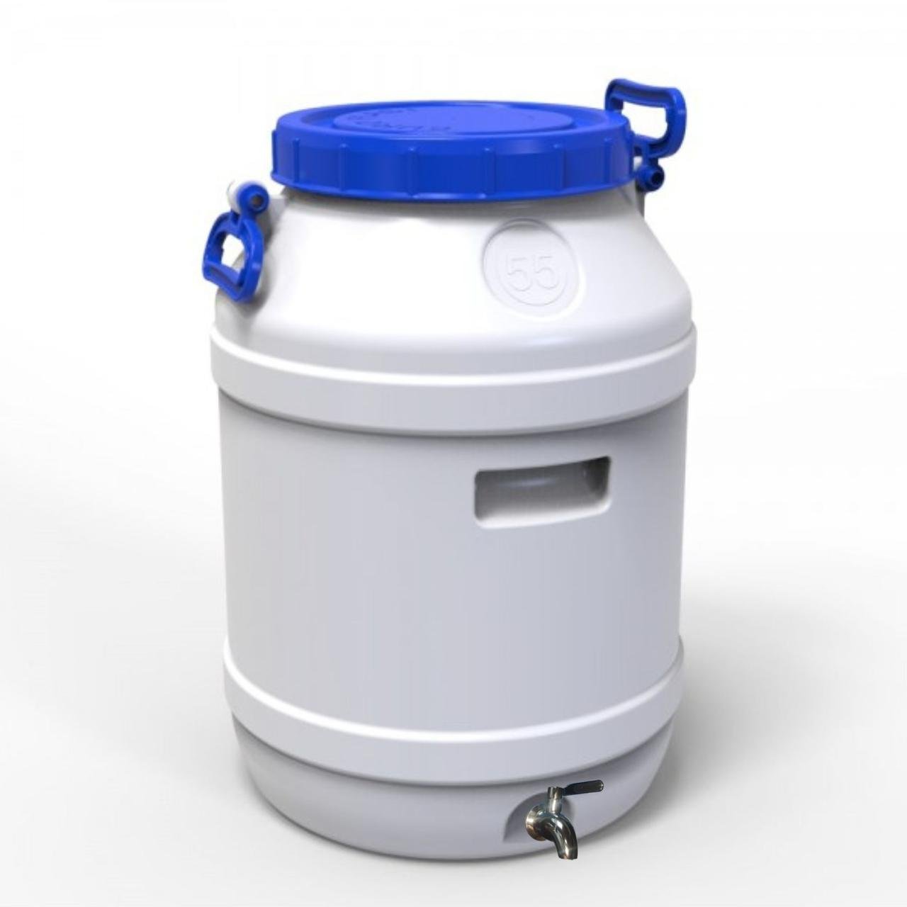 Бидон пищевой Евро Пласт с нержавеющим краном AISI 304 55 л (172773) - фото 1 Бидон пищевой Евро Пласт с нержавеющим краном AISI 304 55 л (172773) - фото 1