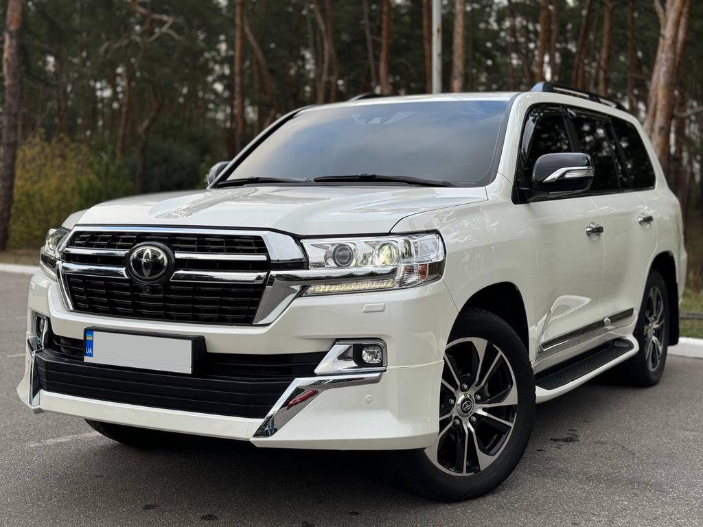 Крышки зеркал Черный цвет 1234 Upgrade для Toyota Land Cruiser 200 abs-пластик Черный