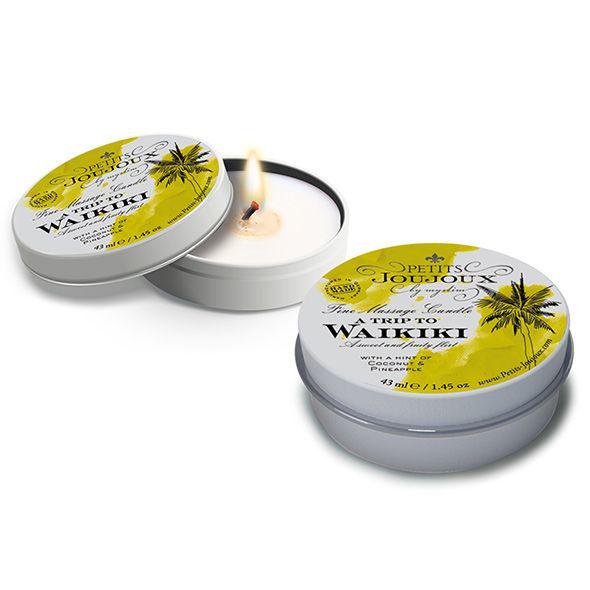 Масажна свічка Petits Joujoux Waikiki Beach Coconut and Pineapple 43 мл - фото 2