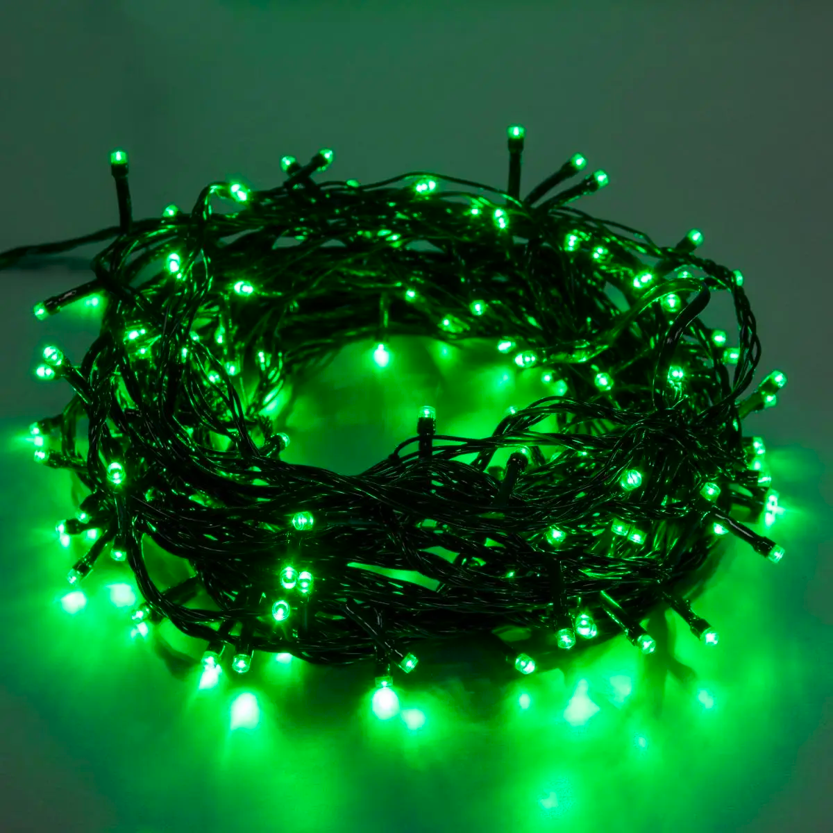 Гирлянда уличная Нить от сети 8 м 80LED Зеленый (30871293)