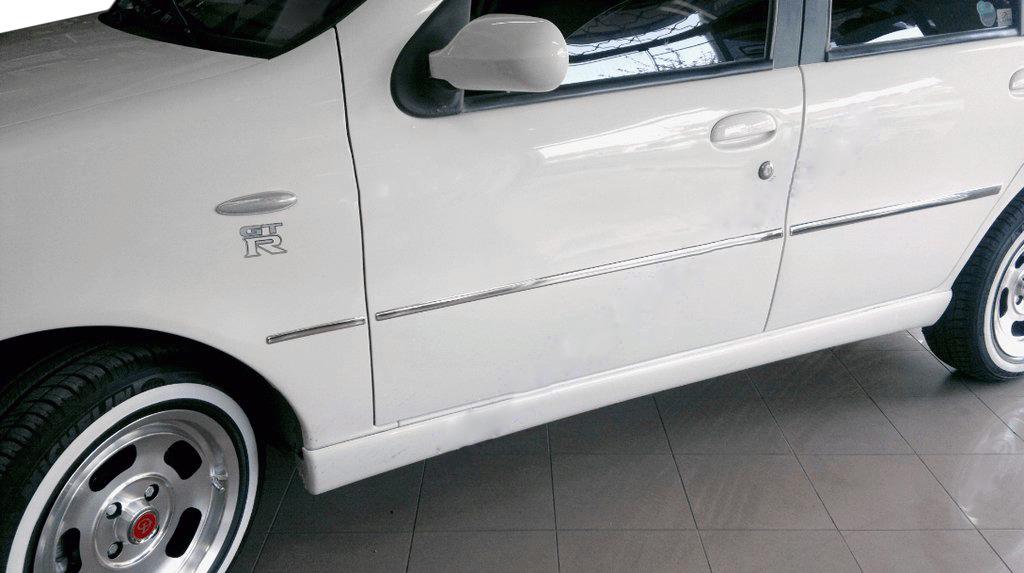 Молдинг дверей Omsa Line для Fiat Palio 1998- гг. нержавеющая сталь Хром Молдинг дверей Omsa Line для Fiat Palio 1998- гг. нержавеющая сталь Хром