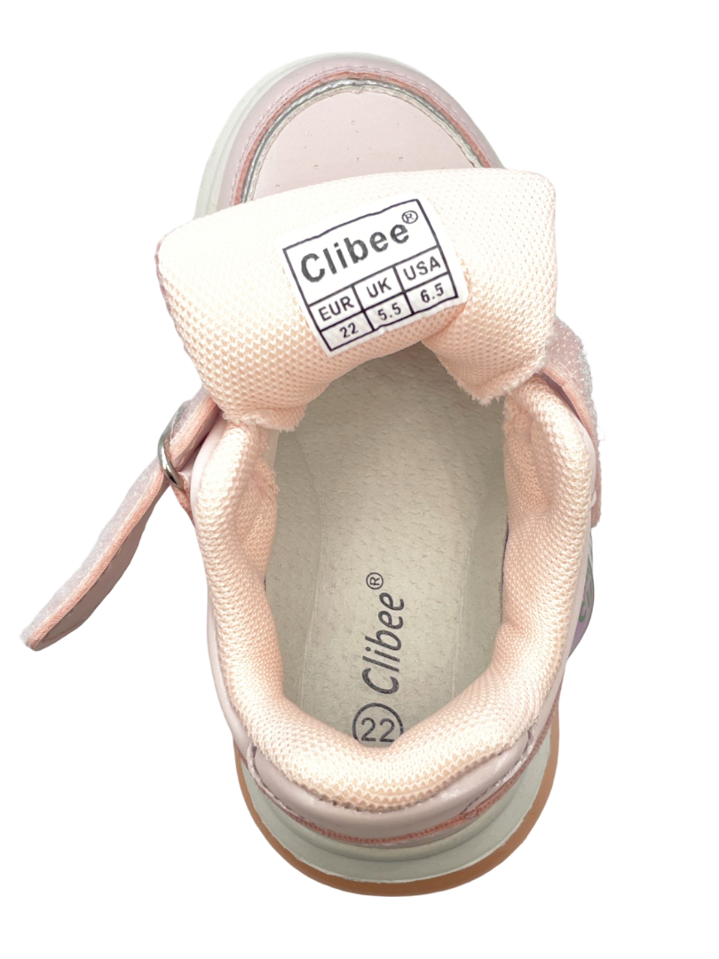 Кроссовки для девочек  Clibee E-8282/21 р. 21 Розовый - фото 3