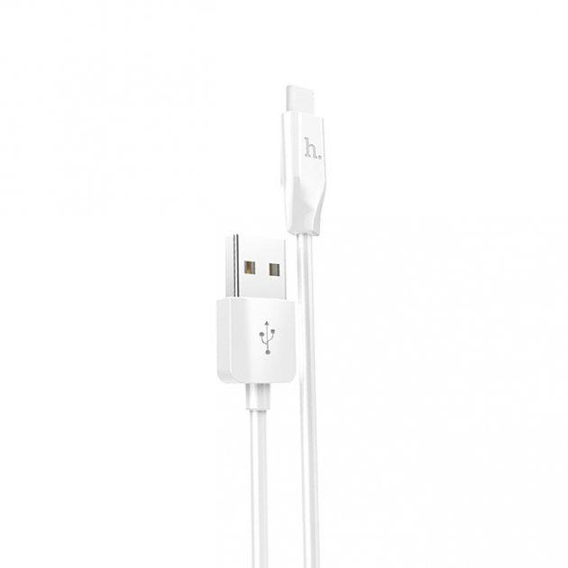 Кабель Hoco USB Type-C X1 100 см White
