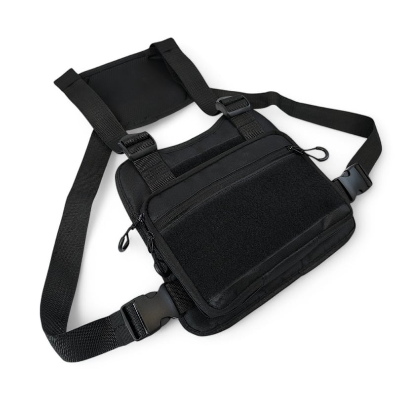 Сумка 7103 нагрудна розвантажувальна патч-панелль Black (26202684)