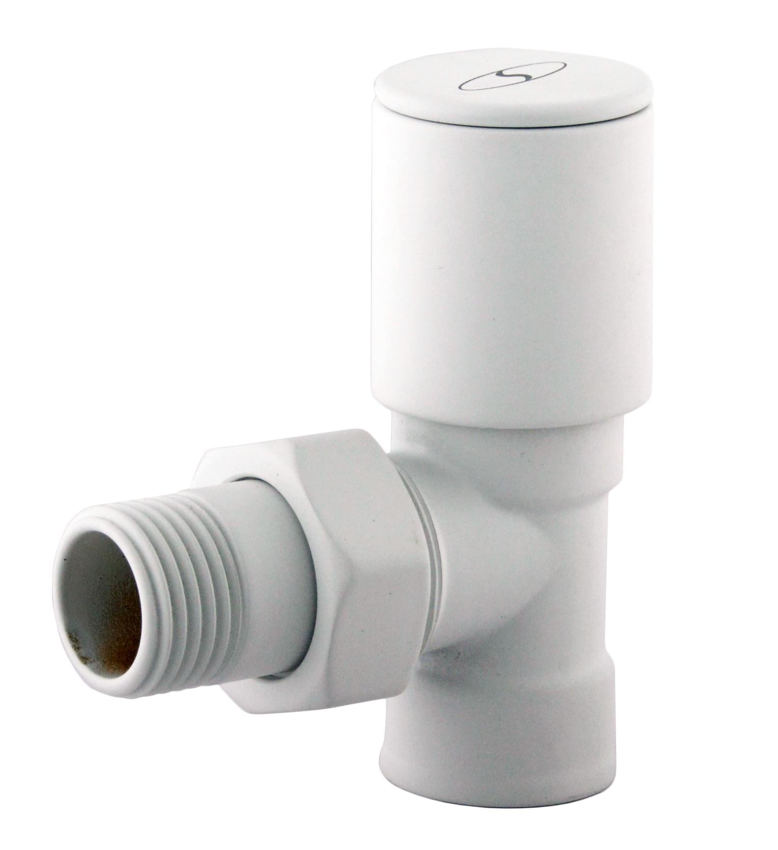 Кран вентильний кутовий з американкою SOLOMON 1/2" WHITE 1845 (000029892)