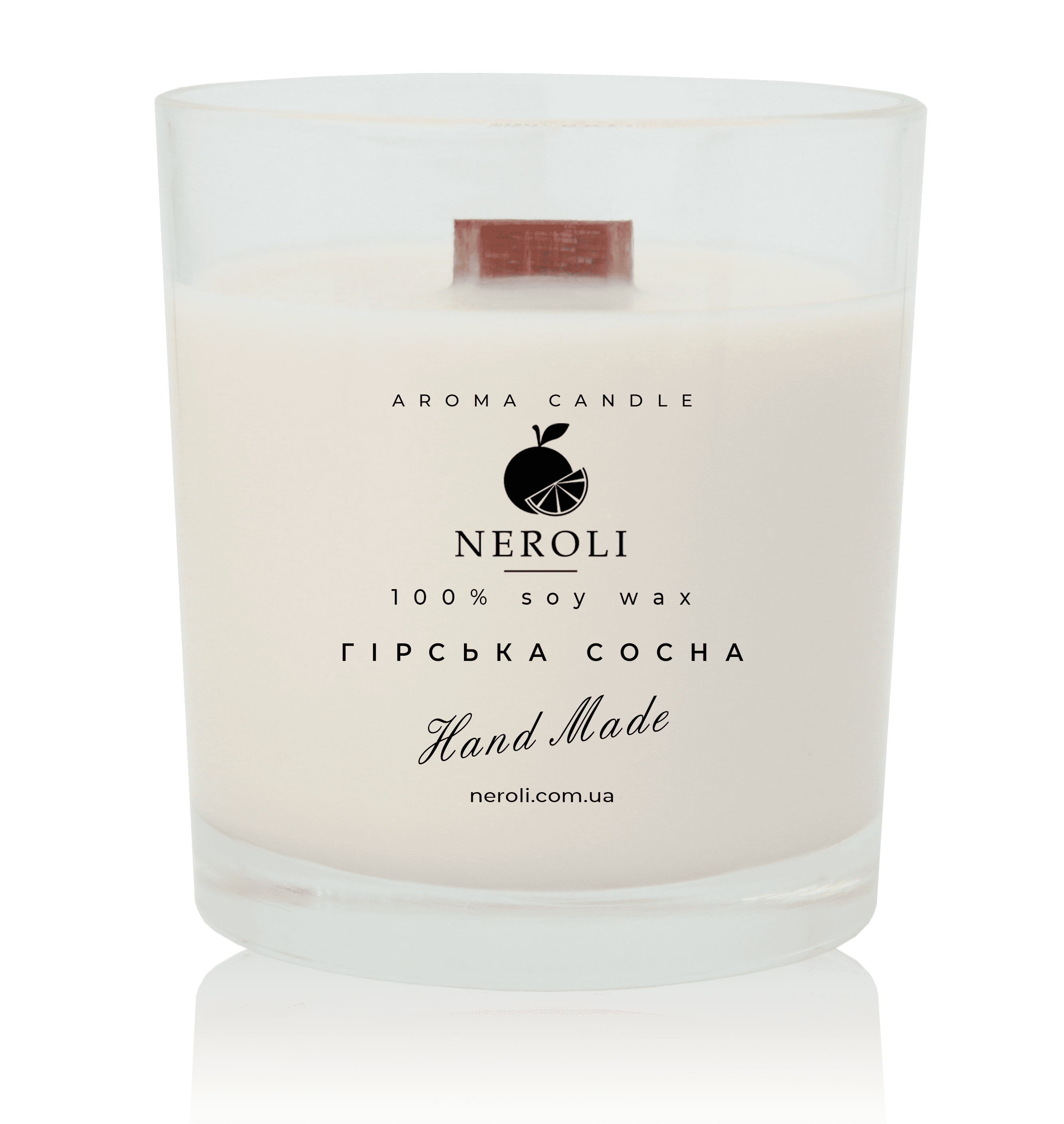 Аромасвеча соевая NEROLI Горная сосна Crystal Grace 200 мл