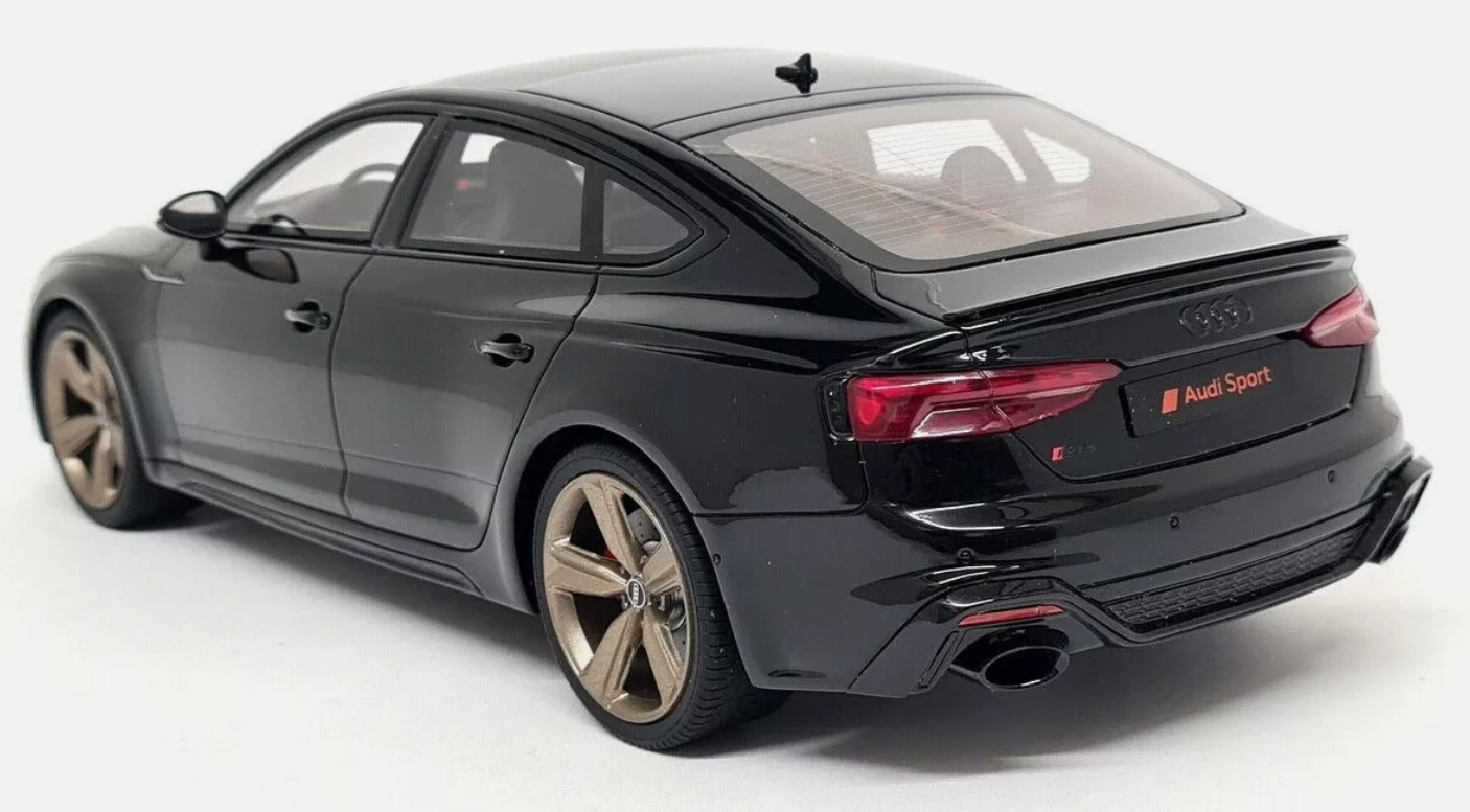 Модель автомобіля 1:18 GT Spirit Audi RS5 Sportback B9 Black (GT312) - фото 4