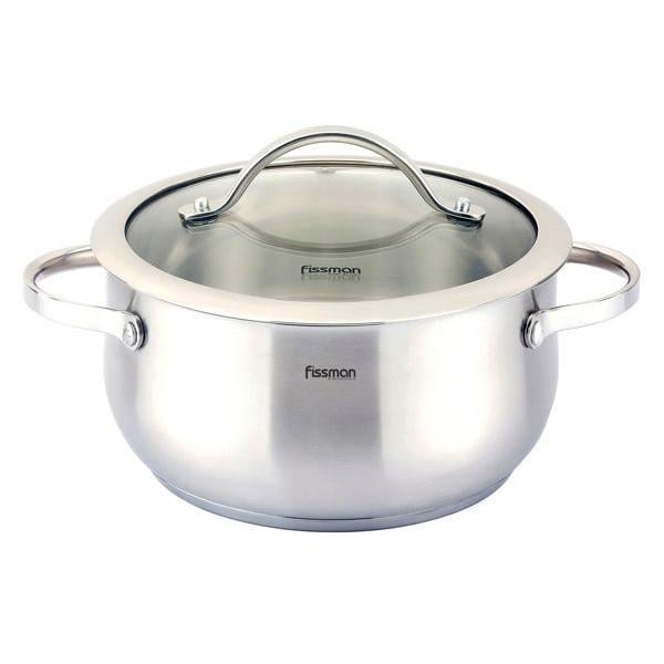 Каструля Fissman Valery 2,3 л із кришкою (SS-5412.18)
