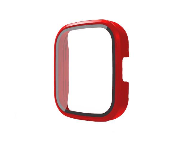 Чехол с защитным стеклом Protective Cover with Glass для Xiaomi Redmi Watch 3 Красный