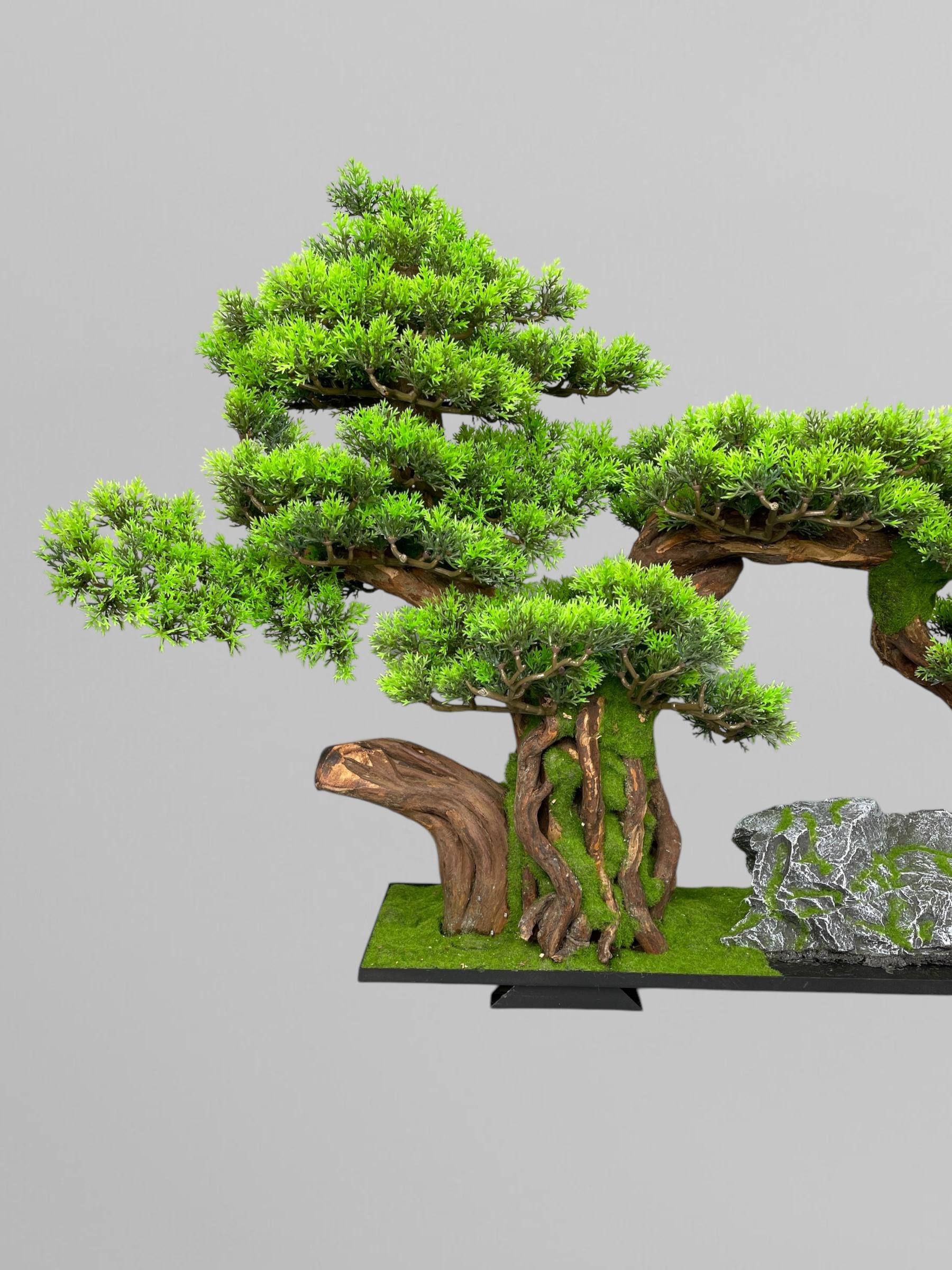Бонсай 50 см Зеленый (Б006) - фото 3 Бонсай 50 см Зеленый (Б006) - фото 3