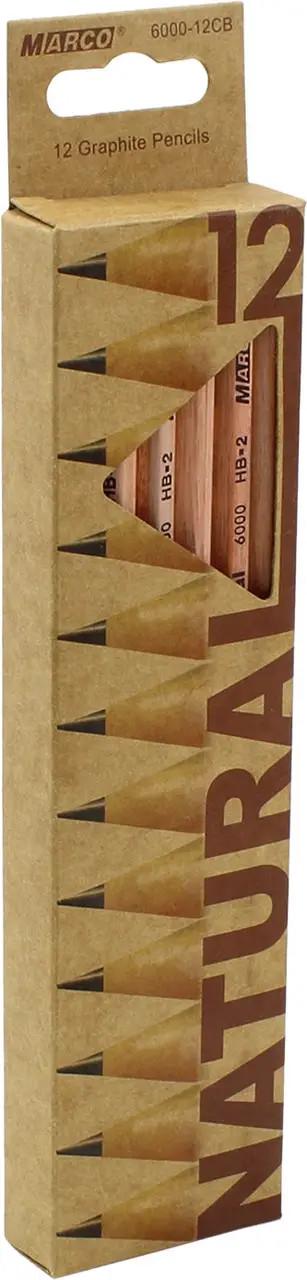 Набор карандашей HB Marco Natural 12 шт.
