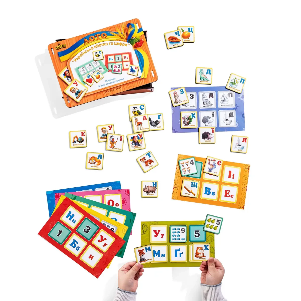 Лото "Українська абетка та цифри" (2492726983 - фото 6 Лото "Українська абетка та цифри" (2492726983 - фото 6