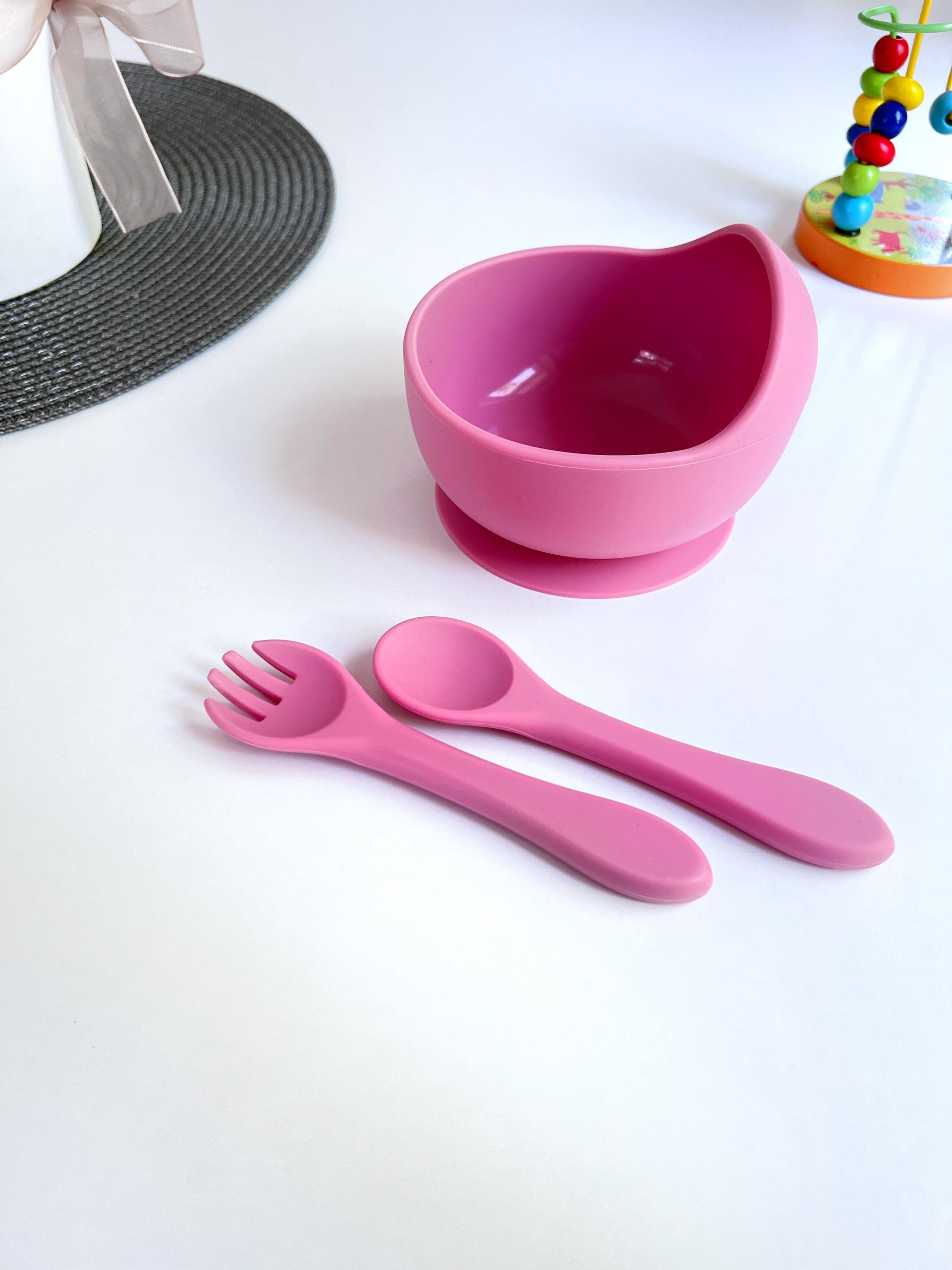 Тарелка детская силиконовая на присоске (100292) - фото 3