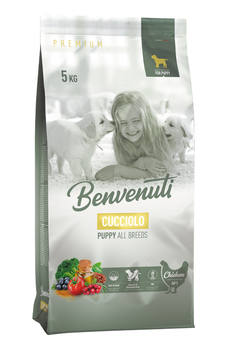 Корм Benvenuti Cucciolo для щенков 5 кг (27418)