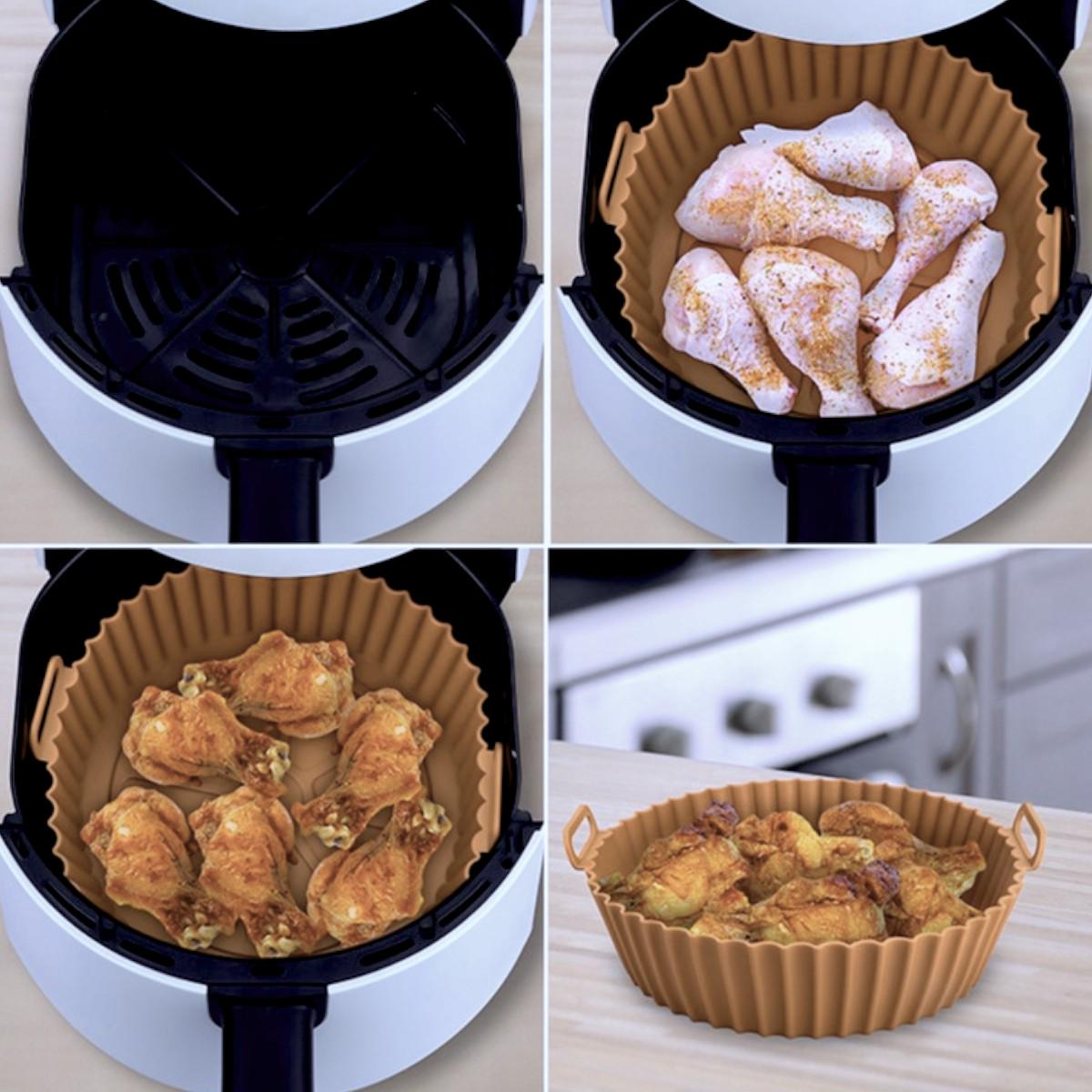 Форма силіконова для аерогрилю мультипечі A-PLUS 17х3,5 см (4052 G) - фото 4 Форма силіконова для аерогрилю мультипечі A-PLUS 17х3,5 см (4052 G) - фото 4