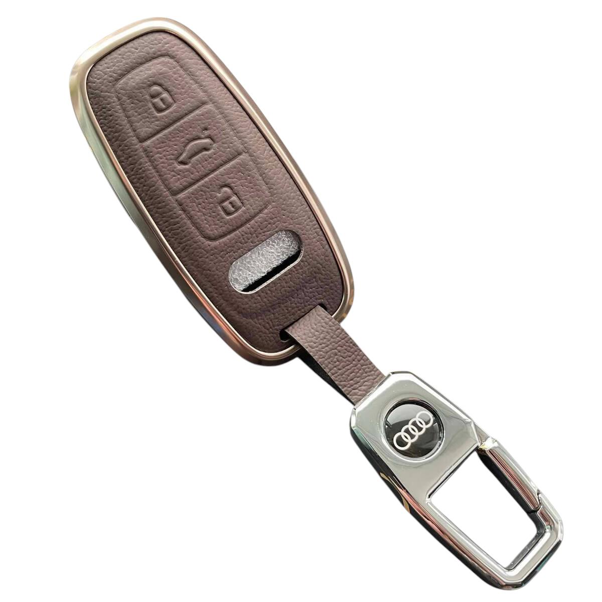Чехол для ключа алюминиевый Audi (au6alb)
