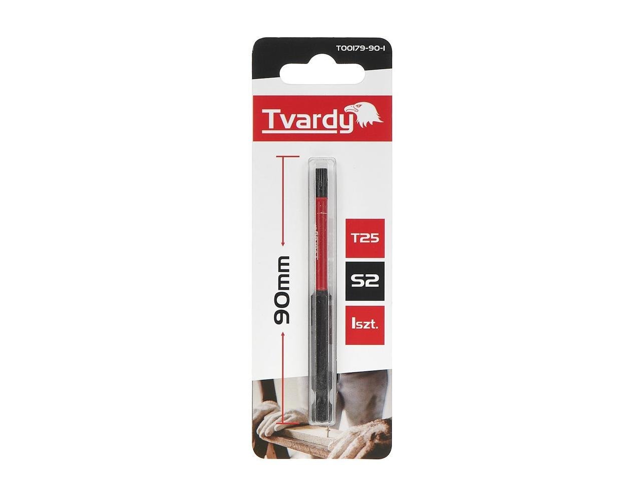Біта удана Tvardy Torx T25 x 90 мм (T00179-90-1)