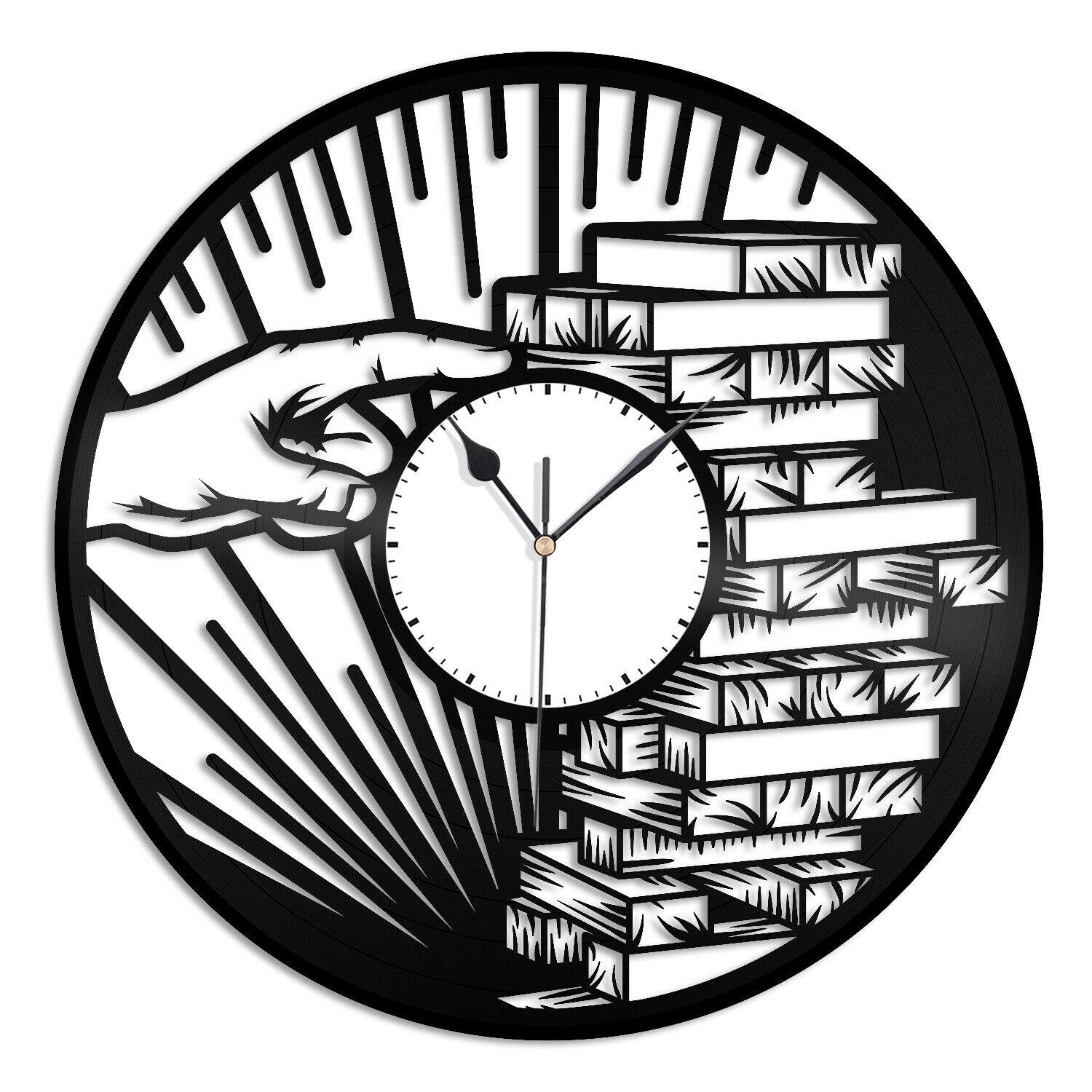 Часы настенные Дженга 1805 из виниловой пластинки