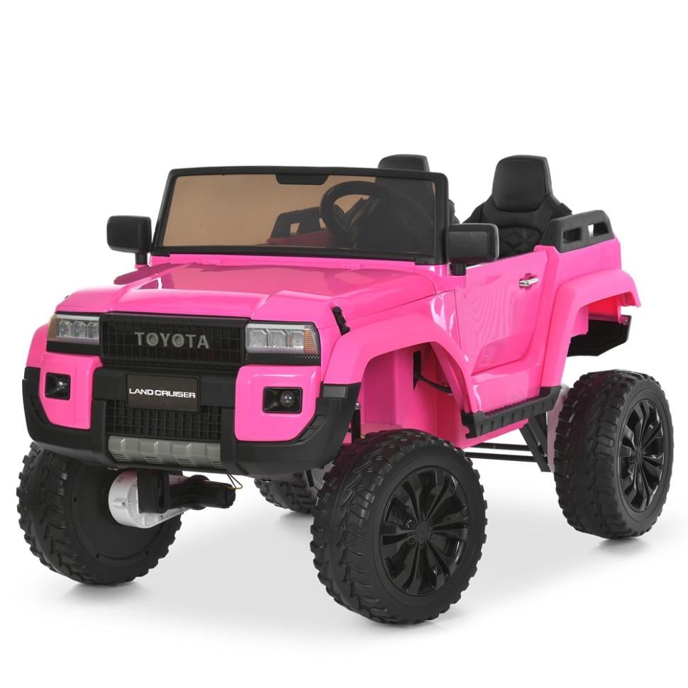 Детский электромобиль Джип Bambi 4х4 с пультом до 50 кг Розовый (DE-169-E-812)