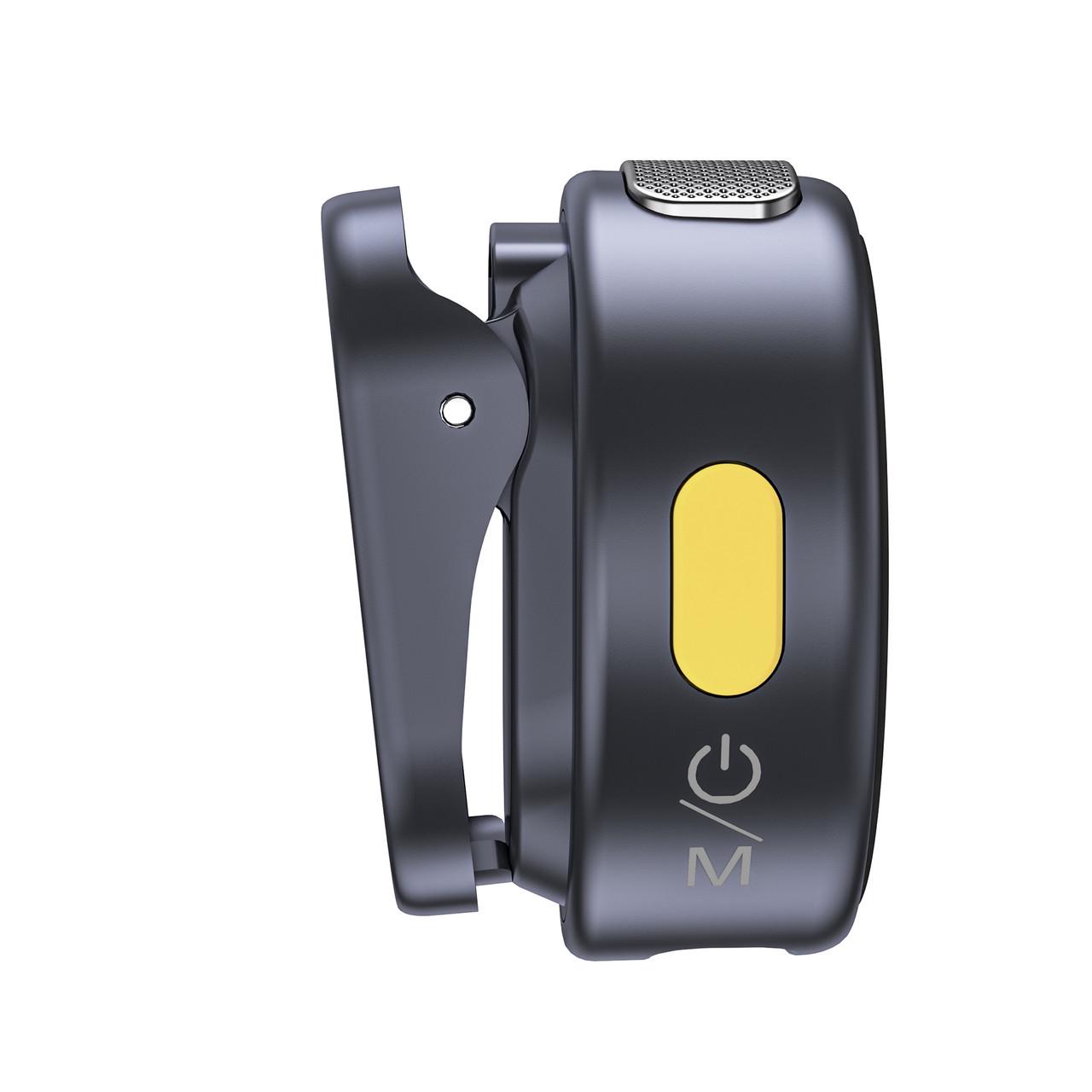 Микрофон петличный беспроводной Savetek M9S 2в1 Type-C adapter Black/Light yellow - фото 3