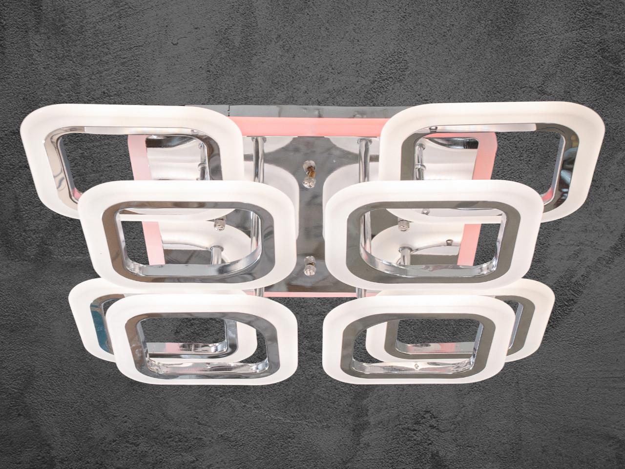 Люстра хай-тек для кухні HAS8060-4+4HR-LS 120W на 17 м2 (1488828979) - фото 4