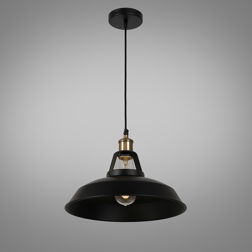 Светильник-подвес в стиле Лофт Черный (6857-310BK) Светильник-подвес в стиле Лофт Черный (6857-310BK)