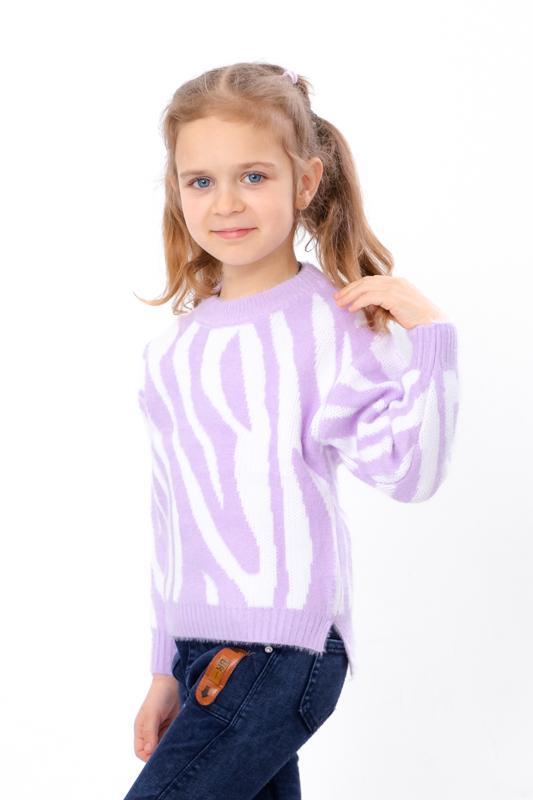 Светр для дівчинки Носи Своє 110 см Бузковий (15514)