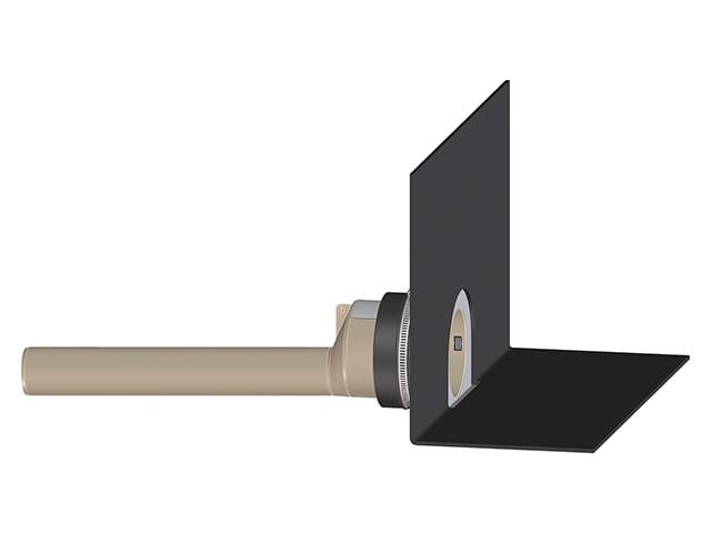 Воронка для кровли крыши с битумной мембраной и соединительной трубой из ПП DN50 мм (HL68H.0/50)