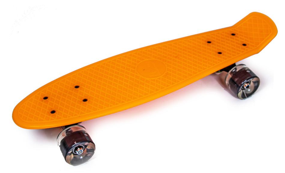 Пенніборд 22" світлові колеса Помаранчевий (1996208152)