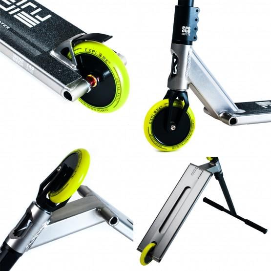 Самокат трюковий Explore ZOOM II-DARK GRAY Срібний (ZOOM II - DARK GRAY срібло) - фото 2 Самокат трюковий Explore ZOOM II-DARK GRAY Срібний (ZOOM II - DARK GRAY срібло) - фото 2