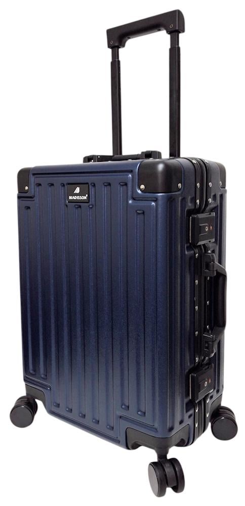 Чемодан маленький для ручной клади S Madisson Snowball 66503 100% поликарбонат S 53x37x22 см Темно-синий
