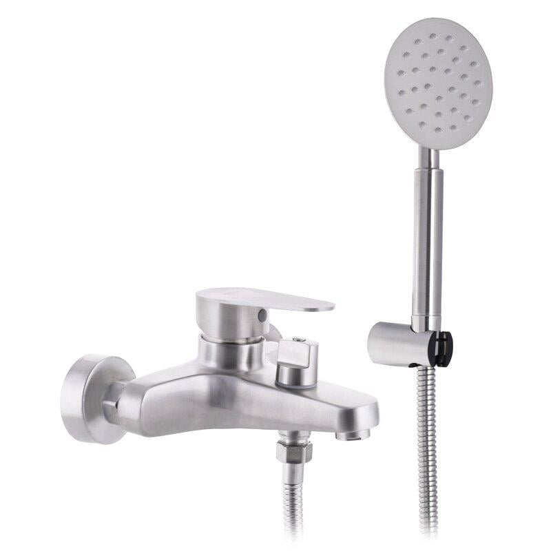 Смеситель для ванны Zerix ASA ZX3157 однорычажный Сатин (63177)