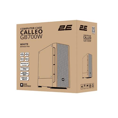 Корпус для ПК 2E GB700W Gaming Calleo Белый (12909797) - фото 10