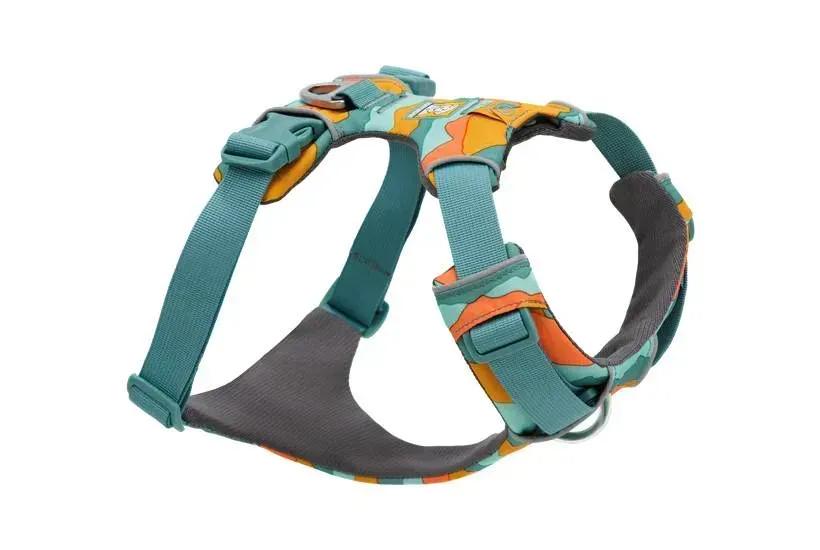 Шлейка для собак повсякденна Ruffwear Front Range L/XL 81-107 см Бірюзово-оранжевий (30805)