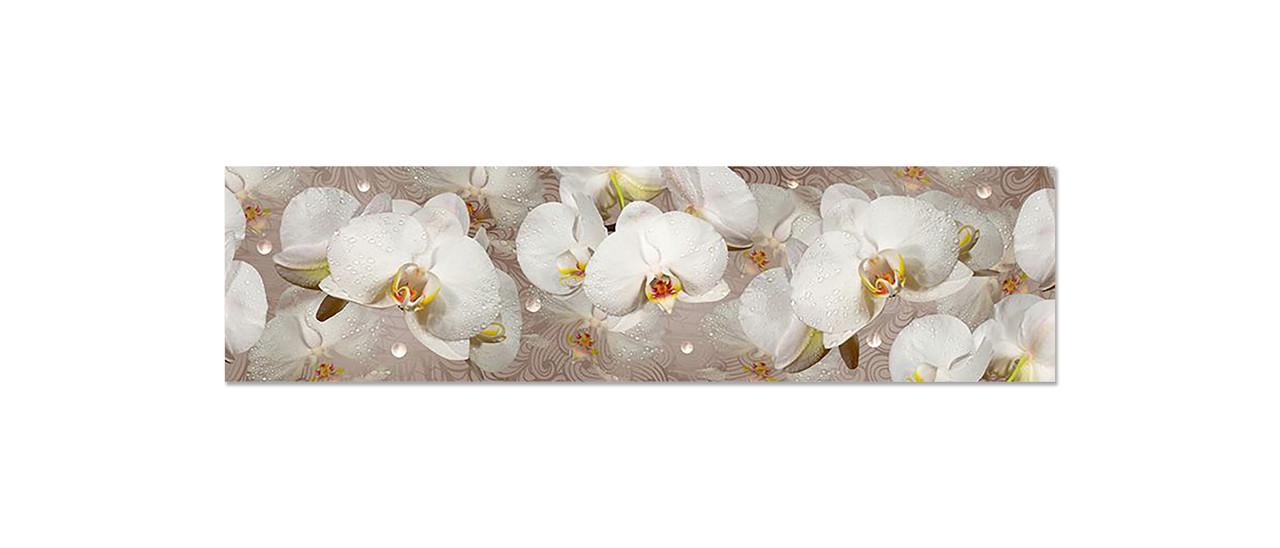 Наклейка виниловая на кухню Zatarga Орхидеи и капли росы 02 650х2500 мм (1304776351)