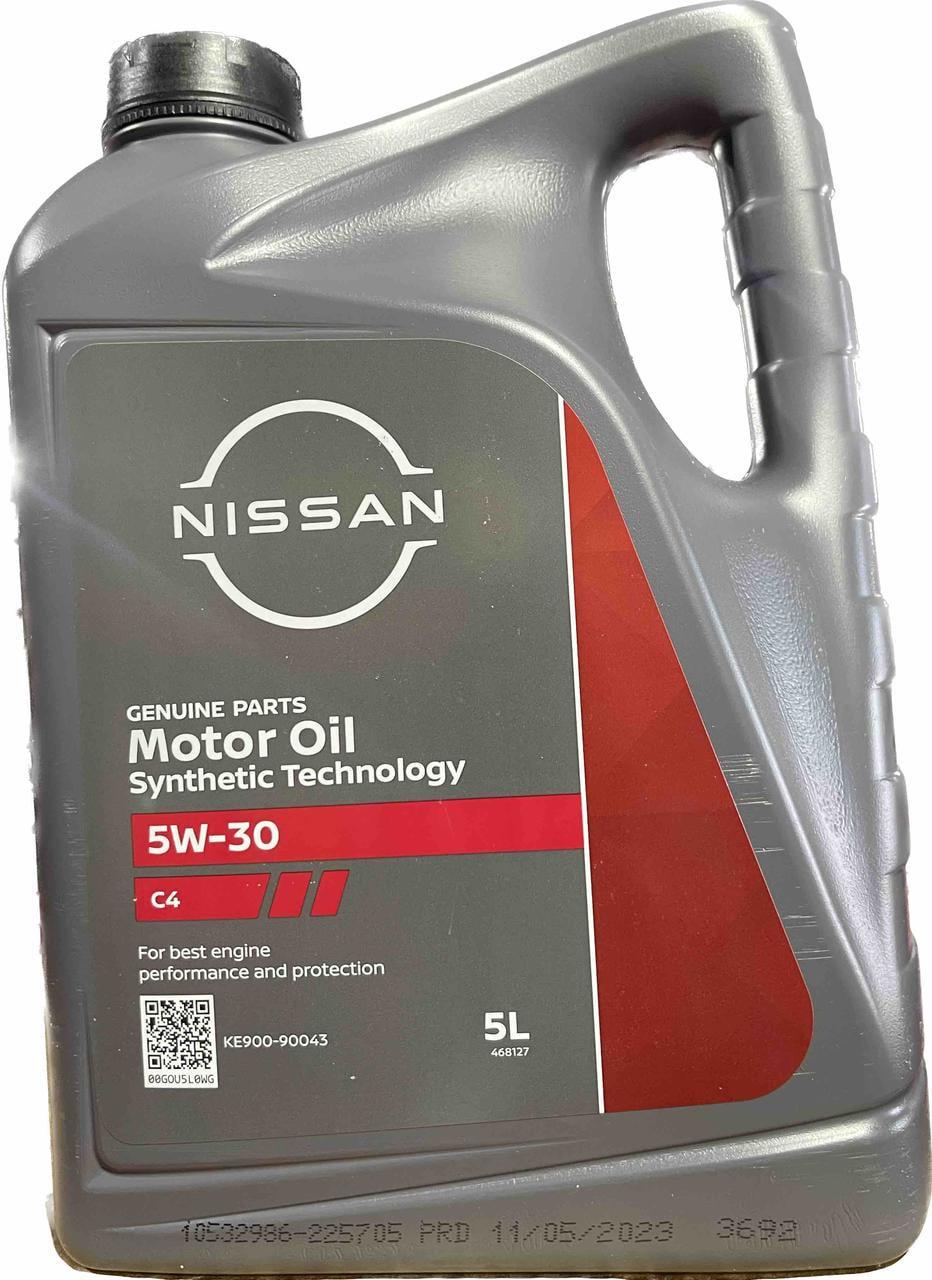 Моторное масло Nissan Motor Oil C4 DPF 5W-30 5 л (KE90090043) Моторное масло Nissan Motor Oil C4 DPF 5W-30 5 л (KE90090043)
