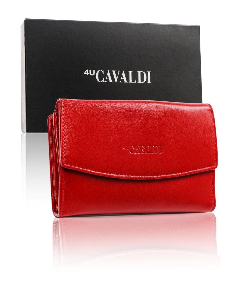 Кошелек женский кожаный 4U CAVALDI RD-DB-10-GCL-5913 Красный