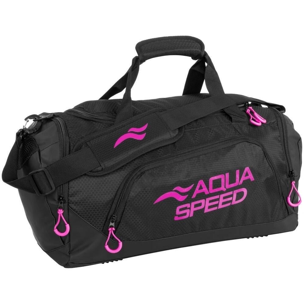 Сумка спортивная Aqua Speed ​​DUFFEL BAG M 35L Черно-розовый (141-73)