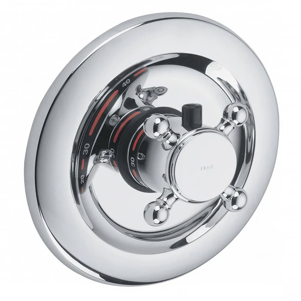 Внешняя часть смесителя без скрытой части Kludi Adlon 517190520 с термостатом Хром (180171)