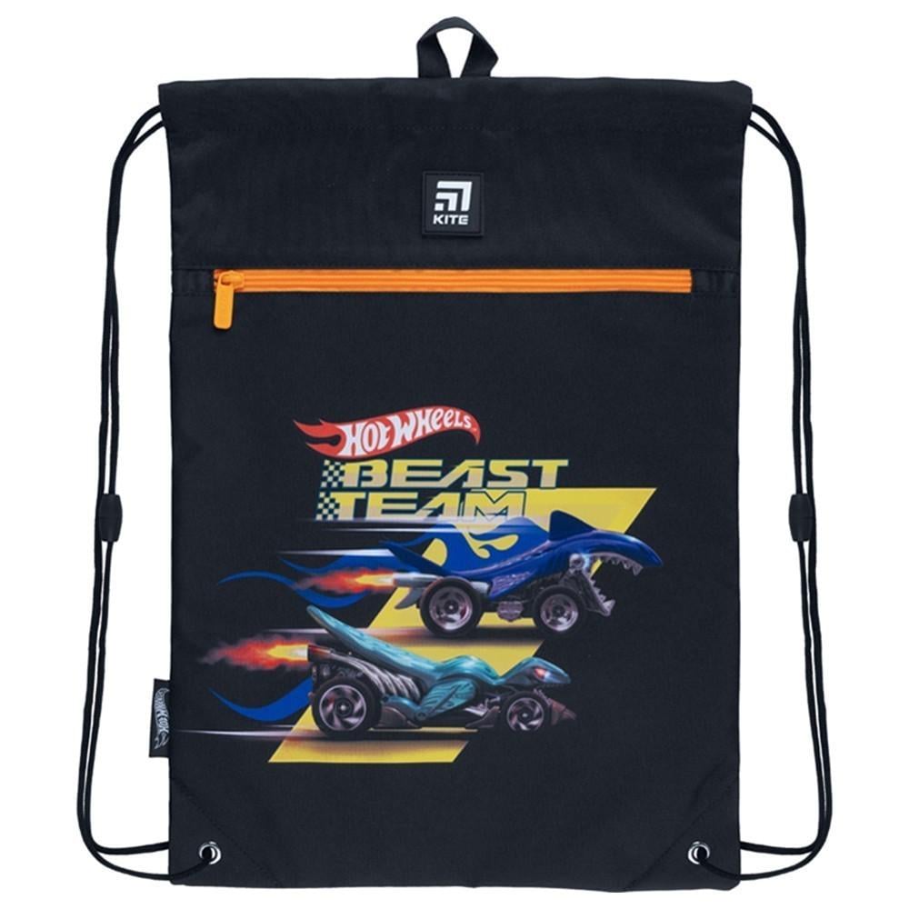 Сумка для обуви с карманом KITE Education Hot Wheels (HW22-601M-3)