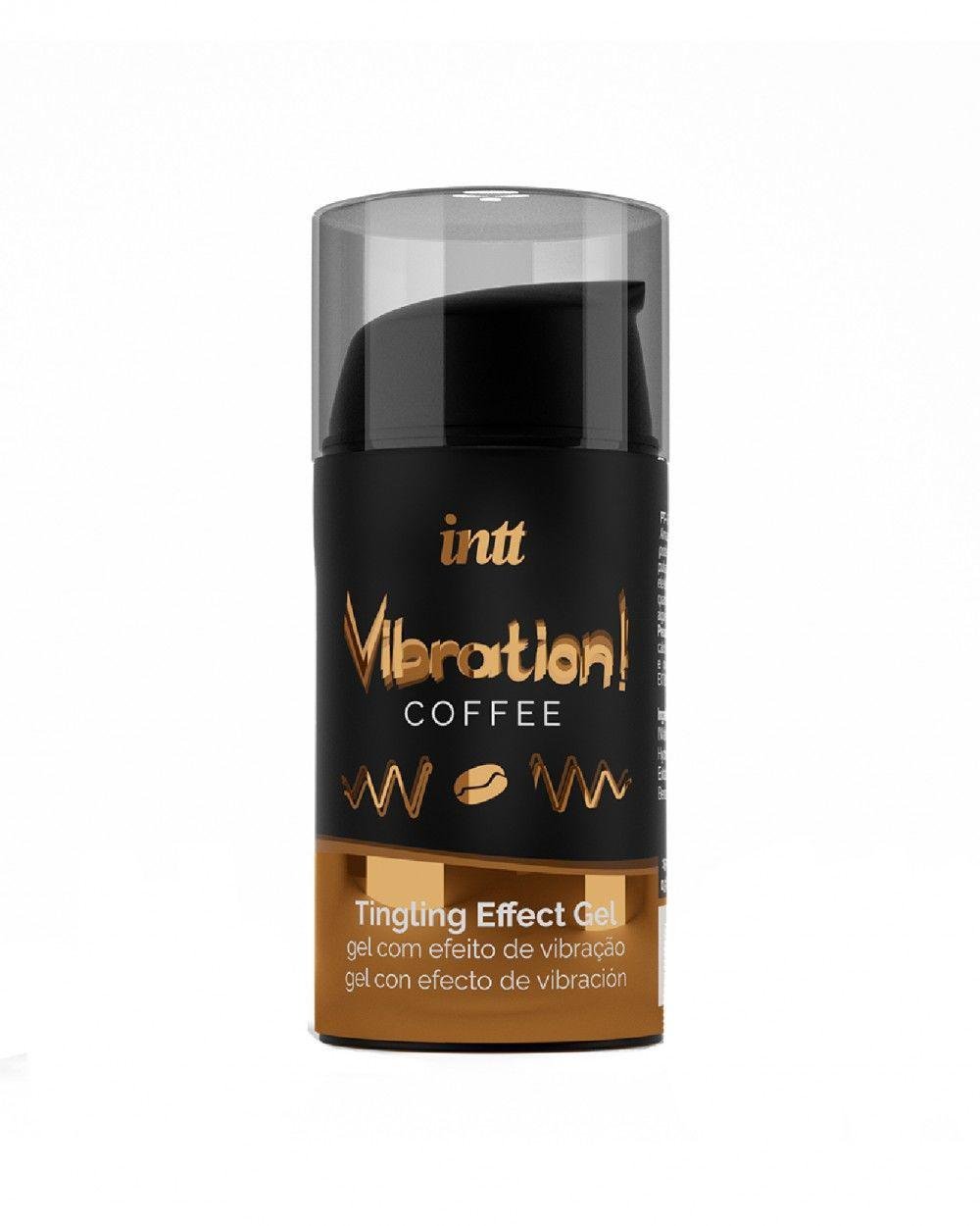 Гель с эффектом вибрации Intt Vibration Coffee 15 мл