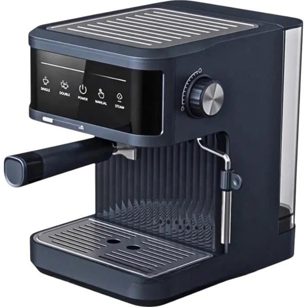 Кавоварка Crownberg CB-1571 1200 Вт з резервуаром 1,8 л і сенсорним дисплеєм Рожевий (13356406)