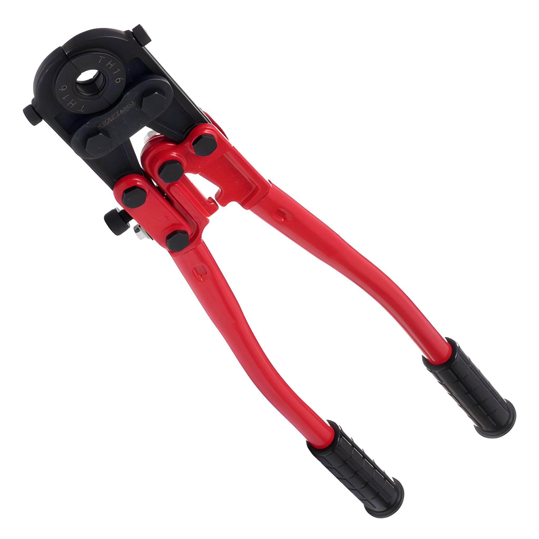 Прес-кліщі для пластикових труб Kraft&Dele KD10636 PEX TH16 TH20 TH26 кейс