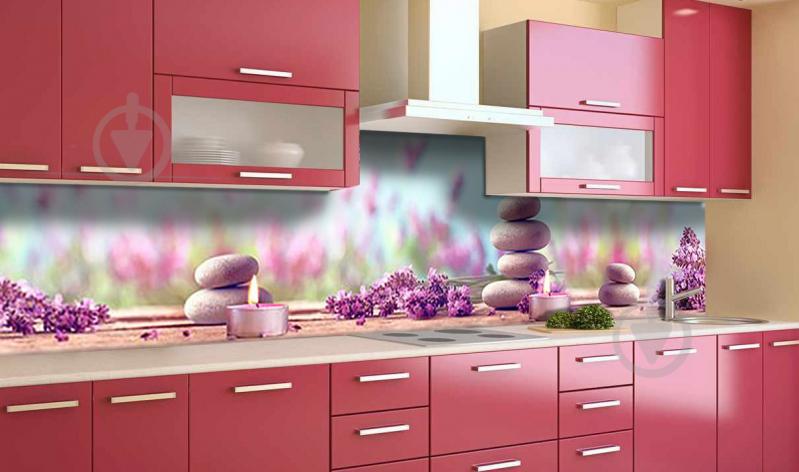 Наклейка виниловая кухонный фартук  Zatarga  "Пейзаж 3Д"  650х2500 мм