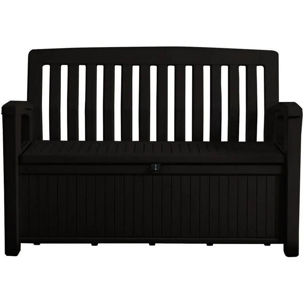 Лава-скринька садова Keter Patio Bench 227 л Коричневий (253820)