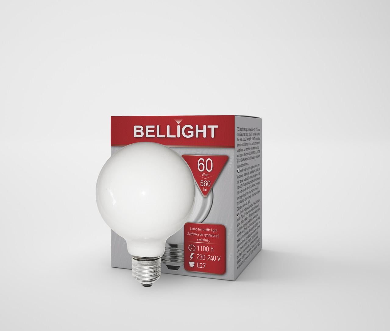 Лампа розжарювання Bellight декоративна G125 60W Е27 Globe (2183768469)