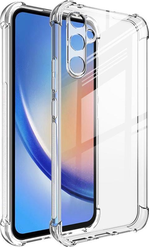 Прозрачный чехол UltraAir MultiCam Samsung Galaxy A34 A346 (усиленный углами) (32608)