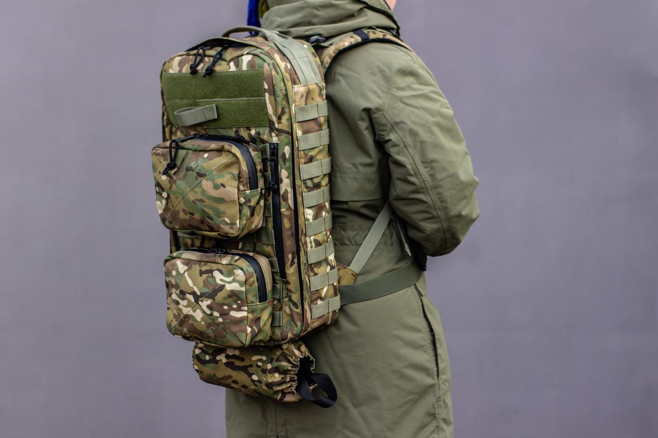 Рюкзак медичний штурмовий Стохід ССО з боксами та ампульницею/2 підсумками/ношами 21 л Мультикам (21209050) - фото 2