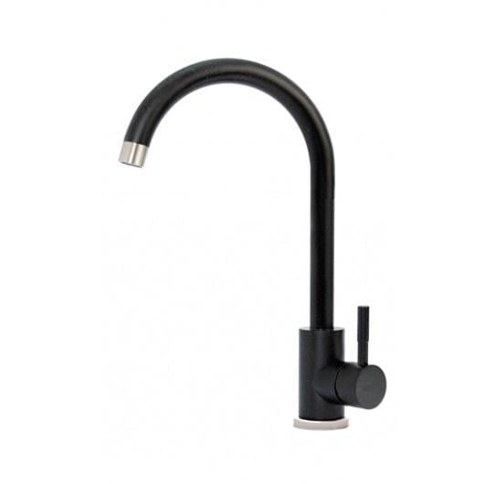 Змішувач для кухні Kraft одноважільний нержавіюча сталь (KRF7001-C)